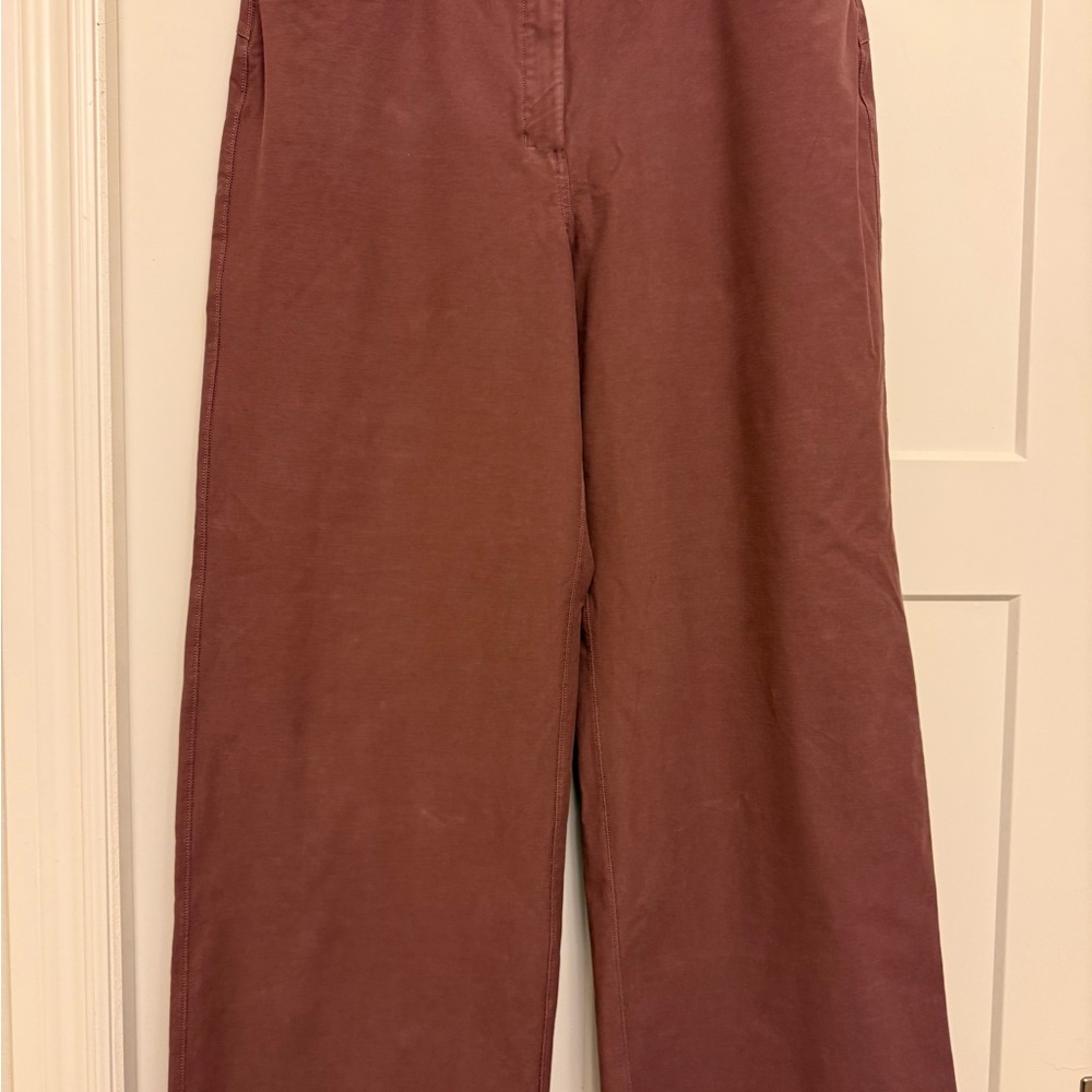 Lululemon Wide-Leg Maroon Pants